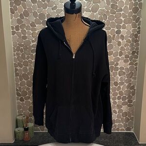 Hollister Black Zip-Up Hoodie